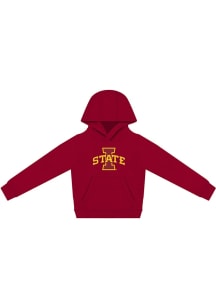 Iowa State Cyclones Toddler Red Playful Long Sleeve Hooded Sweatshirt