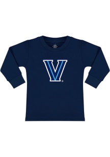 Villanova Wildcats Toddler Navy Blue Primary Logo Long Sleeve T-Shirt