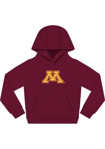 Minnesota Golden Gophers Toddler Maroon Primary Logo Long Sleeve Hooded Sweatshirt