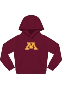 Minnesota Golden Gophers Youth Maroon Primary Logo Long Sleeve Hoodie