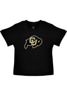 Colorado Buffaloes Boys Black Primary Logo Short Sleeve T-Shirt