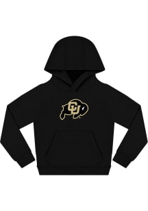 Colorado Buffaloes Youth Black Primary Logo Long Sleeve Hoodie