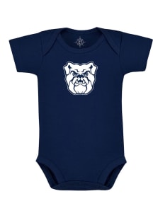 Butler Bulldogs Baby Blue Primary Logo Short Sleeve One Piece