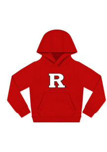 Rutgers Scarlet Knights Youth Red Primary Logo Long Sleeve Hoodie