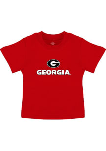 Georgia Bulldogs Toddler Red Primary Logo Short Sleeve T-Shirt