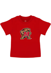 Maryland Terrapins Toddler Red Primary Logo Short Sleeve T-Shirt