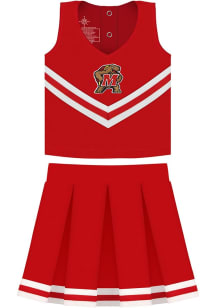 Maryland Terrapins Toddler Girls Red Primary Logo Sets Cheer