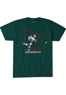Quinn Hughes Minnesota Wild Green Quinnesota Short Sleeve Fashion Player T Shirt