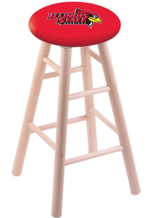 Illinois State Redbirds Round Cushion Maple Pub Stool - Brown