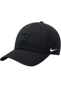 Nike Iowa State Cyclones Iowa State Blackout Club Cap Adjustable Hat - Black