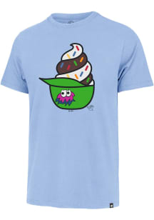 Phillie Phanatic  Philadelphia Phillies Light Blue 47 Franklin Ice Cream Helmet Short Sleeve Fashi..
