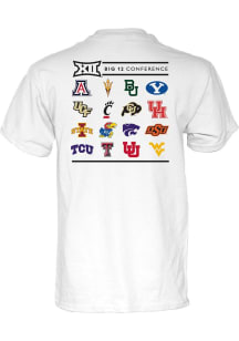 Blue 84 Big 12 White All Team Short Sleeve T Shirt