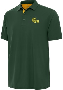 Antigua George Mason University Mens Green Era Short Sleeve Polo