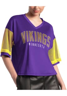 Minnesota Vikings Womens Anthem Fashion Football Jersey - Purple