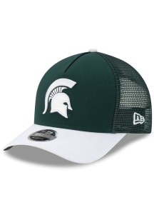 New Era Michigan State Spartans Green DL25 JR Trucker 9FORTY M Crown Youth Adjustable Hat