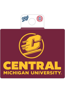 Central Michigan Chippewas Juniors Mascot Screen Stickers - Maroon