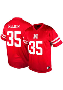 Genuine Collective Nebraska Cornhuskers Red NIL Football Jersey