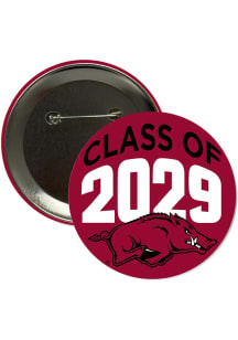 Arkansas Razorbacks 3" Class of 2029 Button - Crimson