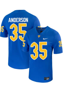 JuJu Anderson   Pitt Panthers Blue Football Football Name And Number Football Jersey