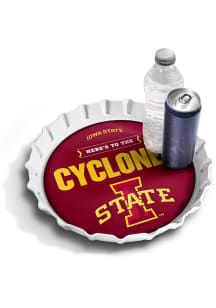 Iowa State Cyclones Bottle Cap Serving Tray