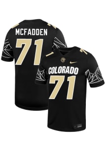 Jayvon McFadden  Nike Colorado Buffaloes Black NIL Name And Number Football Jersey