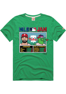 Bryce Harper Philadelphia Phillies Kelly Green MLB Jam Short Sleeve Fashion Player T Shirt