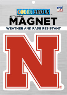 Nebraska Cornhuskers 6in Main Mark Magnet