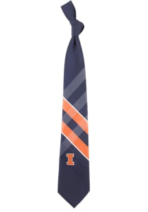 Illinois Fighting Illini Grid Neck Mens Tie
