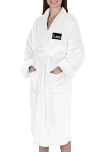 Ball State Cardinals White Silk Touch Bathrobes