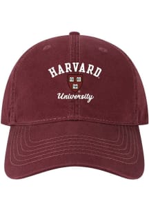 Legacy Harvard Crimson Freeman Relaxed Twill Adjustable Hat - Maroon