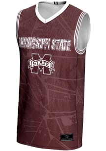 ProSphere Mississippi State Bulldogs Youth Vigor Maroon Basketball Jersey