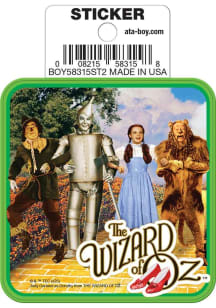Wizard of Oz Yellow Brick Road Characters Stickers - Green