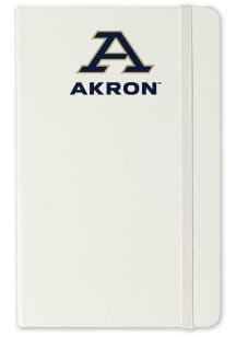 Akron Zips Top Center Logo Journals - White