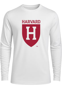 Harvard Crimson Youth White Jessie Long Sleeve T-Shirt