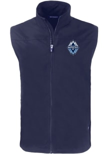 Cutter and Buck Vancouver Whitecaps FC Big and Tall Navy Blue Charter Mens Vest