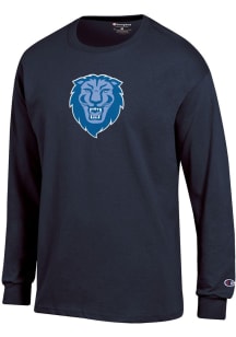 Champion Columbia College Cougars Navy Blue Jersey Long Sleeve T Shirt