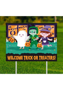Oregon Ducks Trick or Treaters Yard Sign - Green