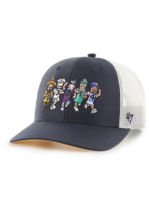 47 Milwaukee Brewers Mascot Sausage Race Trucker Adjustable Hat - Navy Blue