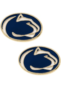 Penn State Nittany Lions Enamel Logo Stud Womens Earrings