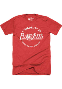 Indianapolis Red Flakey Jakes Short Sleeve Fashion T Shirt