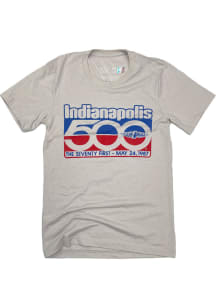 Indianapolis Grey Indy 500 Short Sleeve Fashion T Shirt