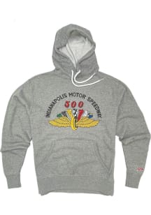 Indy 500 Mens Grey Indy 500 Long Sleeve Hoodie