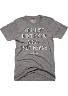 Indianapolis Grey Indy 500 Short Sleeve Fashion T Shirt