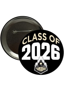 Purdue Boilermakers 3" Class of 2026 Button - Black