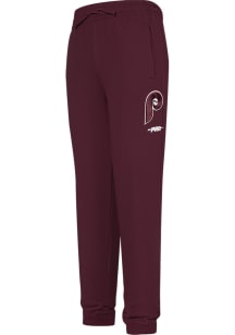 Pro Standard Philadelphia Phillies Youth Maroon Classic Chenille Sweatpants