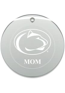 Penn State Nittany Lions Mom Round Ornament - White