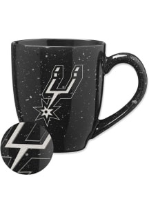 San Antonio Spurs 16oz Speckle Ceramic Mug - Black