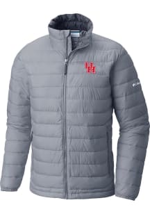 Mens Houston Cougars Columbia Mens Powder Lite Heavyweight Jacket - Grey
