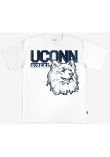 SLAM UConn Huskies White Huskey Short Sleeve T Shirt