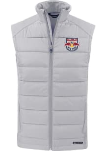 Cutter and Buck New York Red Bulls Mens Grey Evoke Sleeveless Jacket